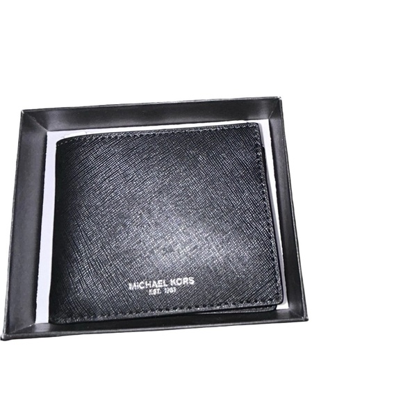 Michael Kors Black Leather Card Holder